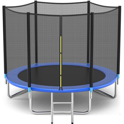 Wewdigi Hexagon Backyard Trampoline with Safety Enclosure