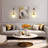 Remote Control Dimmable Tradictional Armed Wall Sconce 3000K/5000K, Battery Operated