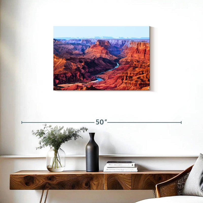 Illustration du Grand Canyon d'Alvord II, H 20 po x l 30 po