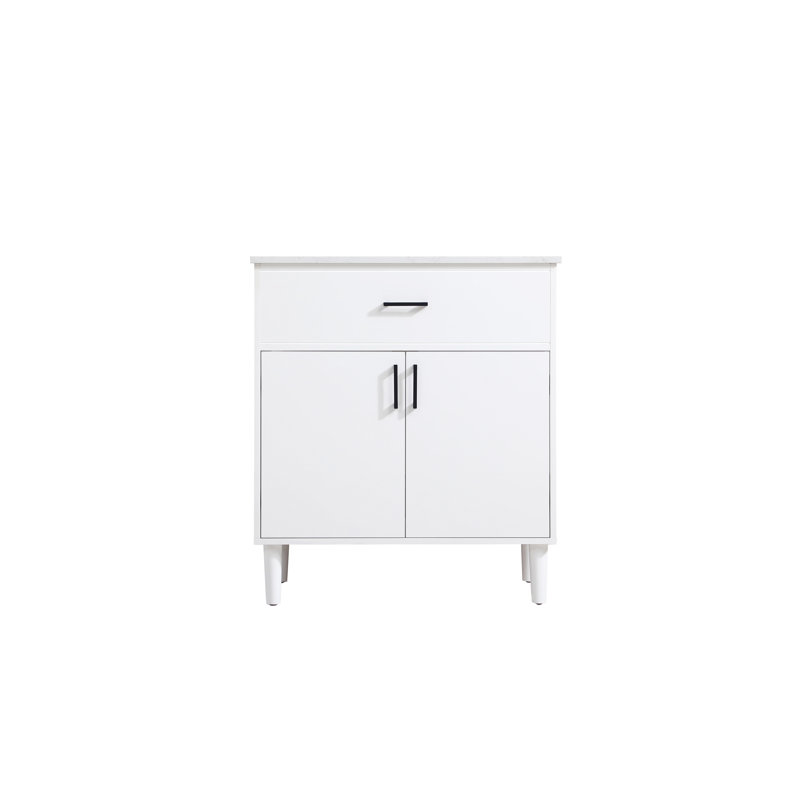 Meuble-lavabo simple de 30 po Chandler, Blanc