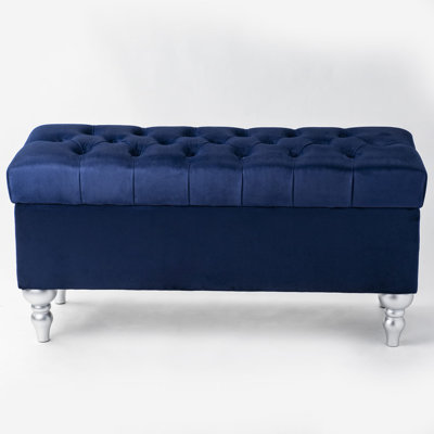 Juliano Velvet Upholstered Storage Bench