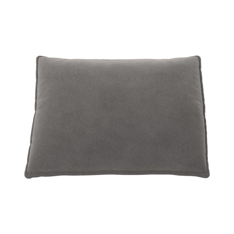 Velvet Reversible Throw Pillow, Gray