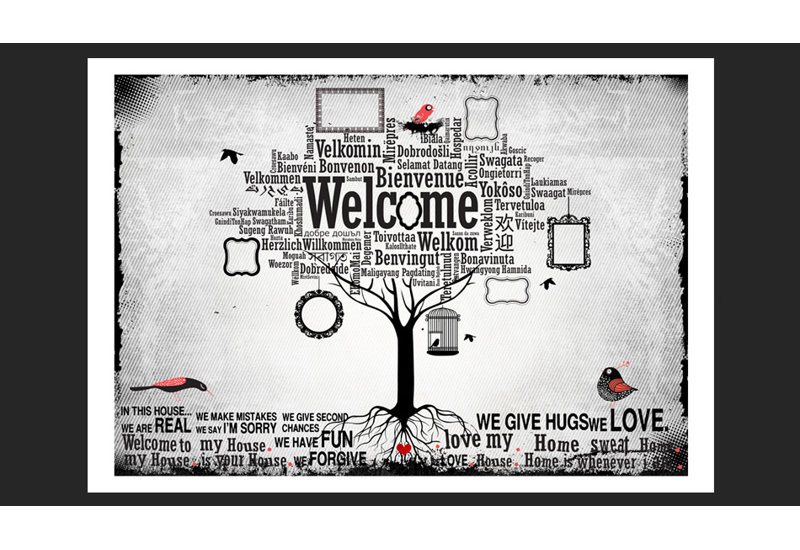 In This House 2.8m x 400cm Wallpaper, 400 cm x 280 cm