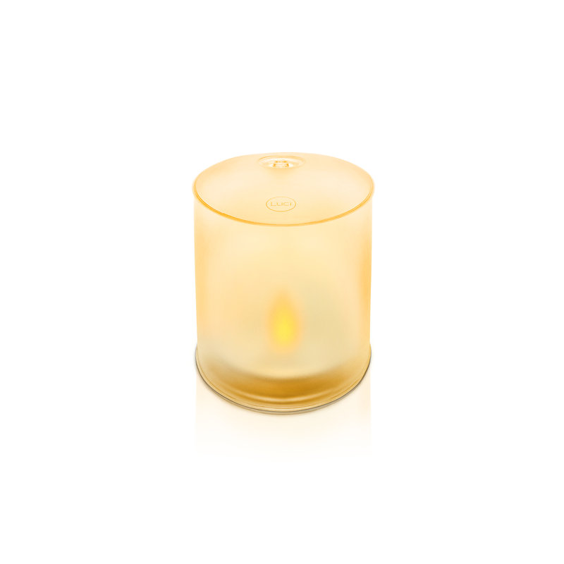 Amber Solar Inflatable Flameless Candle Lantern