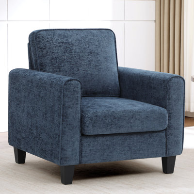 Mid-Century Accent Chairs Featuring Wide Backrest