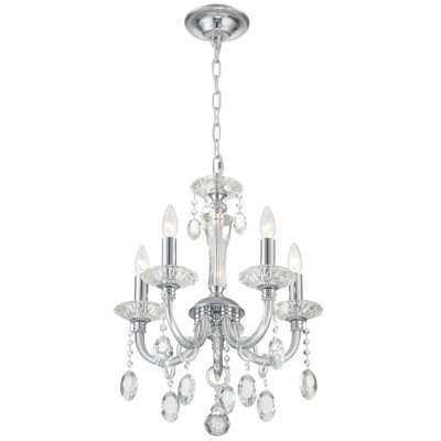 Dunaway 5 - Light Dimmable Classic / Traditional Chandelier