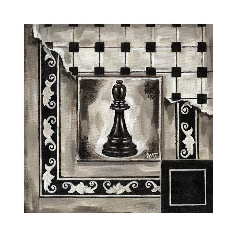 Chess II by Wendy Fields - Wrapped Canvas Print, 45.72 cm H x 45.72 cm W
