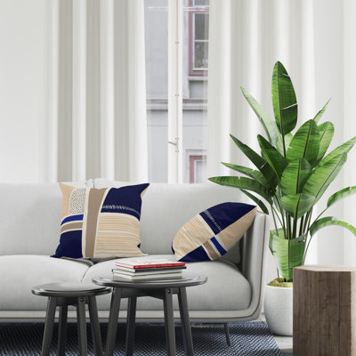 Jeté carré en polyester intérieur / extérieur
