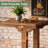 78.74" Extra Long Solid Wood Bar Table
