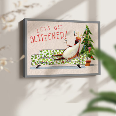 «Get Blitzensible II», reproduction encadrée
