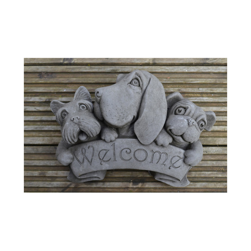 Lester Animals Weather Resistant Stone Garden Statue