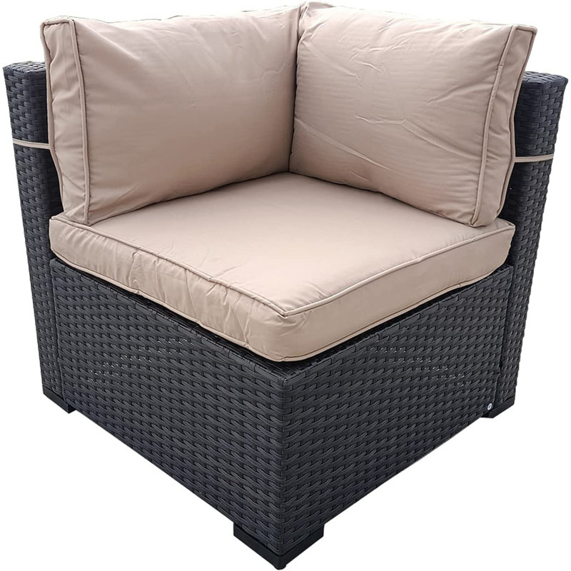 Leggat Rattan Wicker 6 - Person Seating Group with Cushions