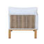 Ensemble de conversation moderne pour 5 personnes avec coussins en polyester et table basse Vine