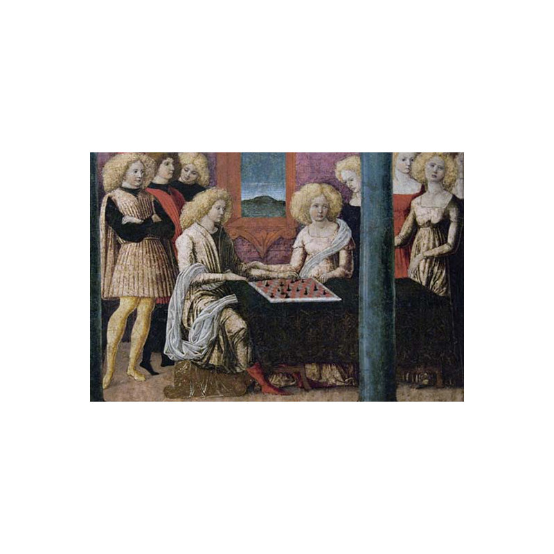 The chess players-impression, H 24 po x l 36 po x P 1,5 po
