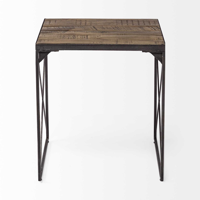 Marcella End Table, 22.5" H x 24" W x 24" D