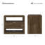 Table de chevet Hanzel-412538540