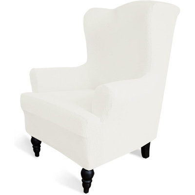Box Cushion Wingback Slipcover