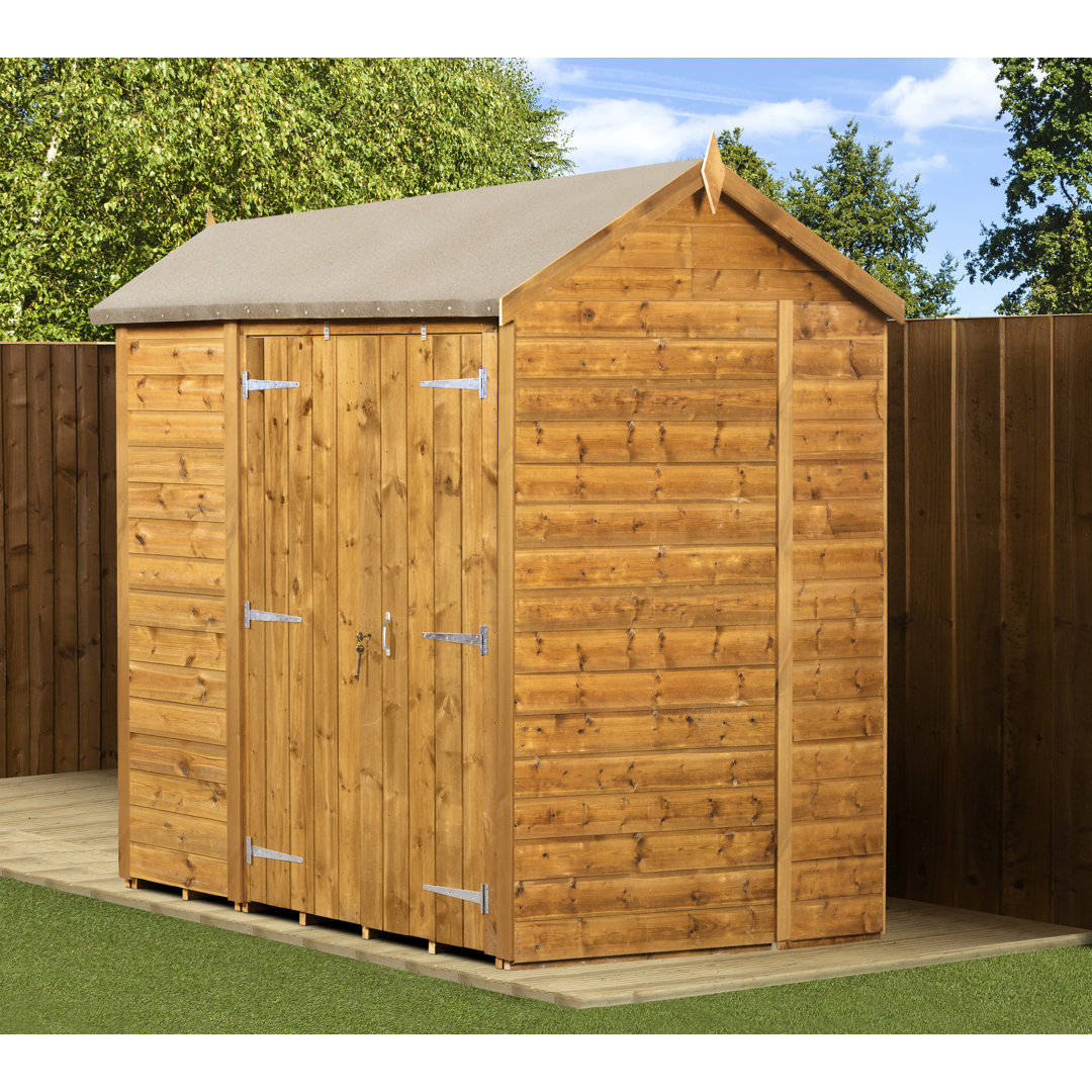 B&Q - Empire 2000 Pent 8X6 Pressure Treated Tongue And Groove Wooden Garden Shed Door Left Side Panel (8' X 6' / 8Ft X 6Ft) (8X6) - Image 5