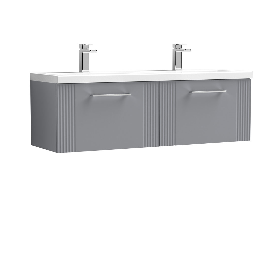 Deco 1205 mm Double Vanity with Integrated Basin