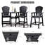 Chaise Adirondack d'extérieur 2 pièces avec table Maybeck-143932939