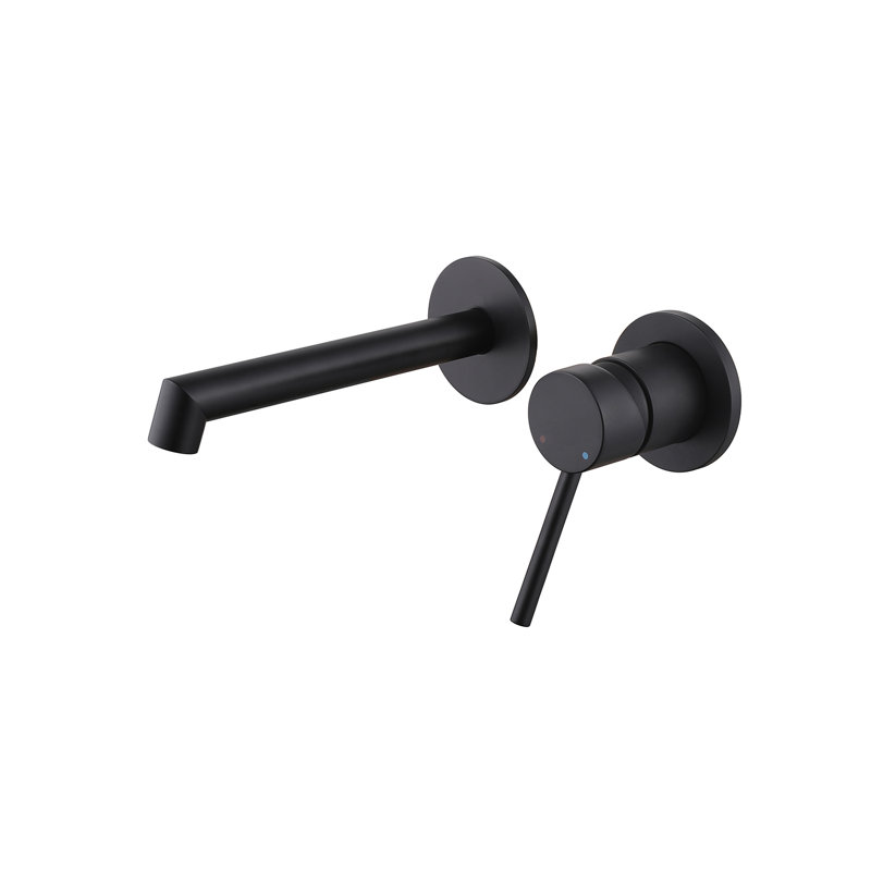 Robinet de salle de bain Weshe, Noir mat