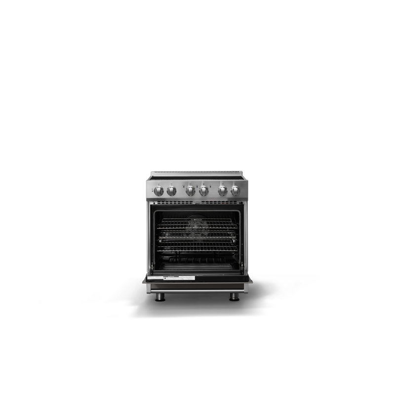 30" Induction Range, Damascus Gray