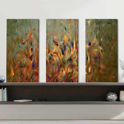"Faith, Not Emotion. 2 Corinthians 5: 7" par Mark Lawrence, ensemble de 3 impressions sur toile