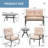 Basilius 6 - Person Patio Conversation Set with Cushions-2005276212