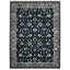 Nuit Arabe Wool Geometric Area Rug in Blue-153436875