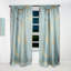 Panneau de rideau simple semi-diaphane avec passe-tringle Mid-Century-919975362