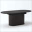 Table de salle à manger extensible avec pieds rayés pour le salon et la cuisine-1506970839