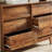 6 Drawer Double Dresser Features Vintage-style and Bevel Design