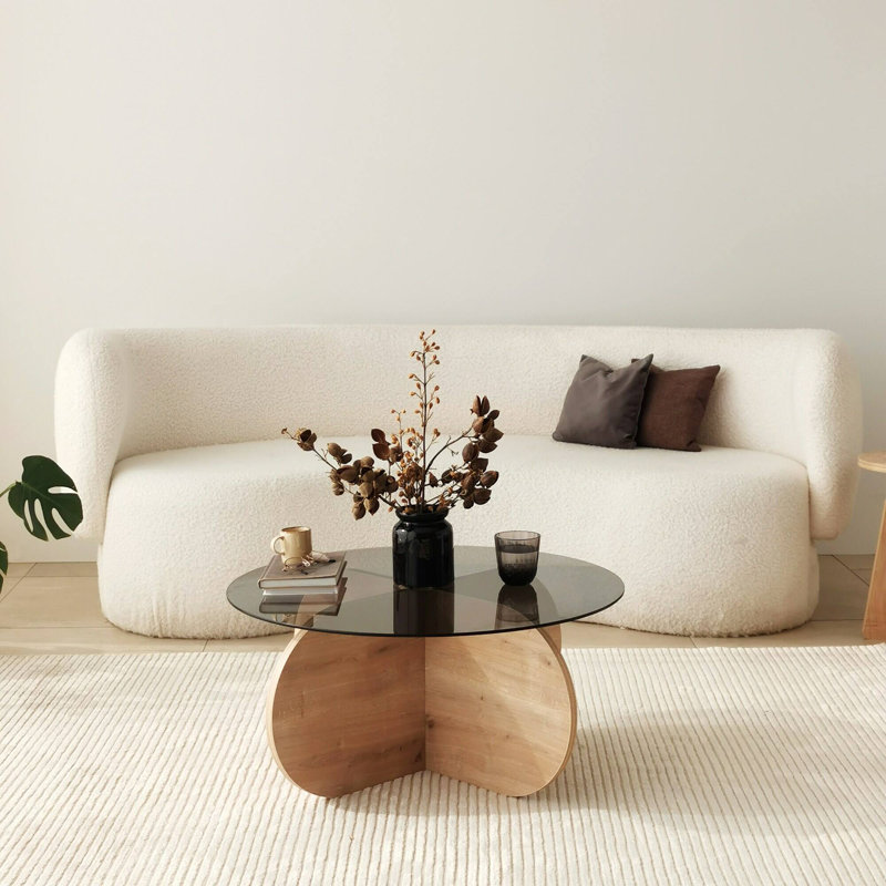 Glorias Coffee Table, Black/Oak
