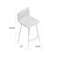 Tabouret de comptoir pivotant 24,5 po Middlebrook-409899432