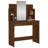 vidaXL Dressing Table with Mirror Storage Makeup Vanity Table Desk Furniture