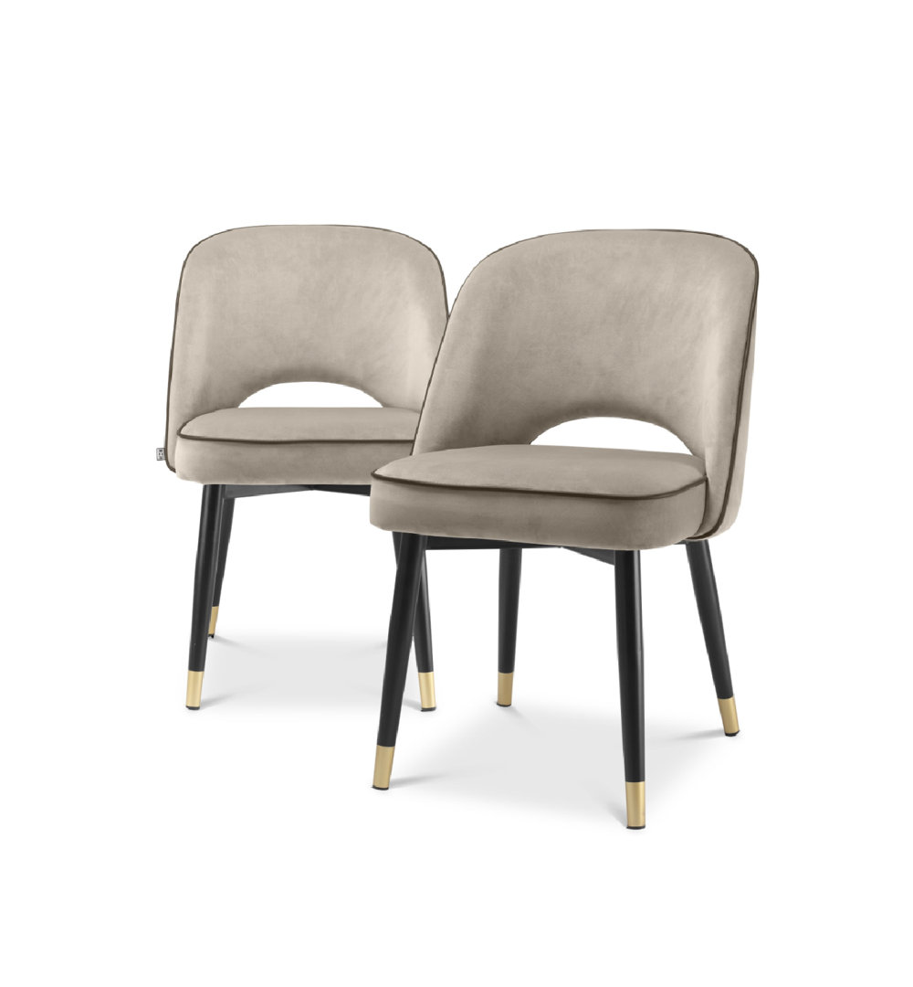 Cliff Side Chair (2) (Set of 2) Eichholtz Upholstery 