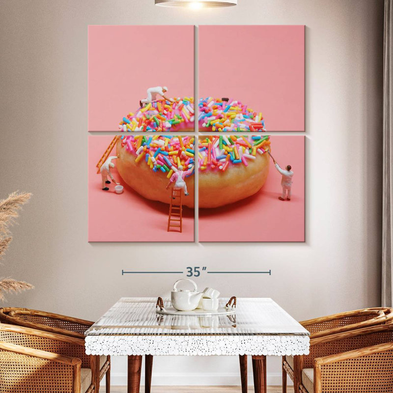 Yarlin Doughnut Construction, 50" H x 50" W