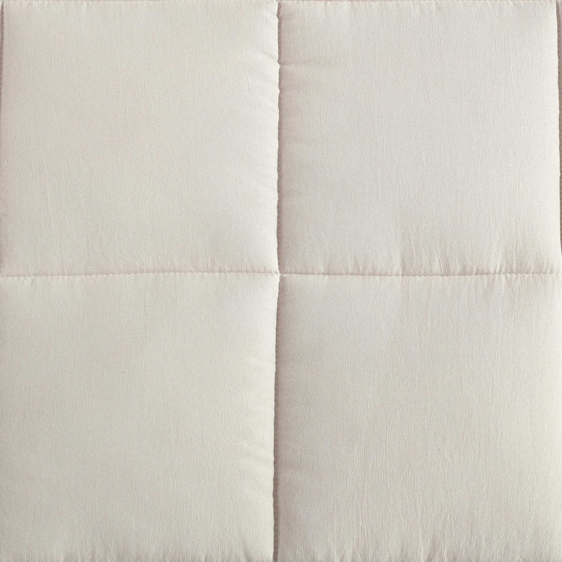 Ensemble d'édredon en peluche réversible Calvin Klein, Beige, Grand édredon et 6 pièces supplémentaires