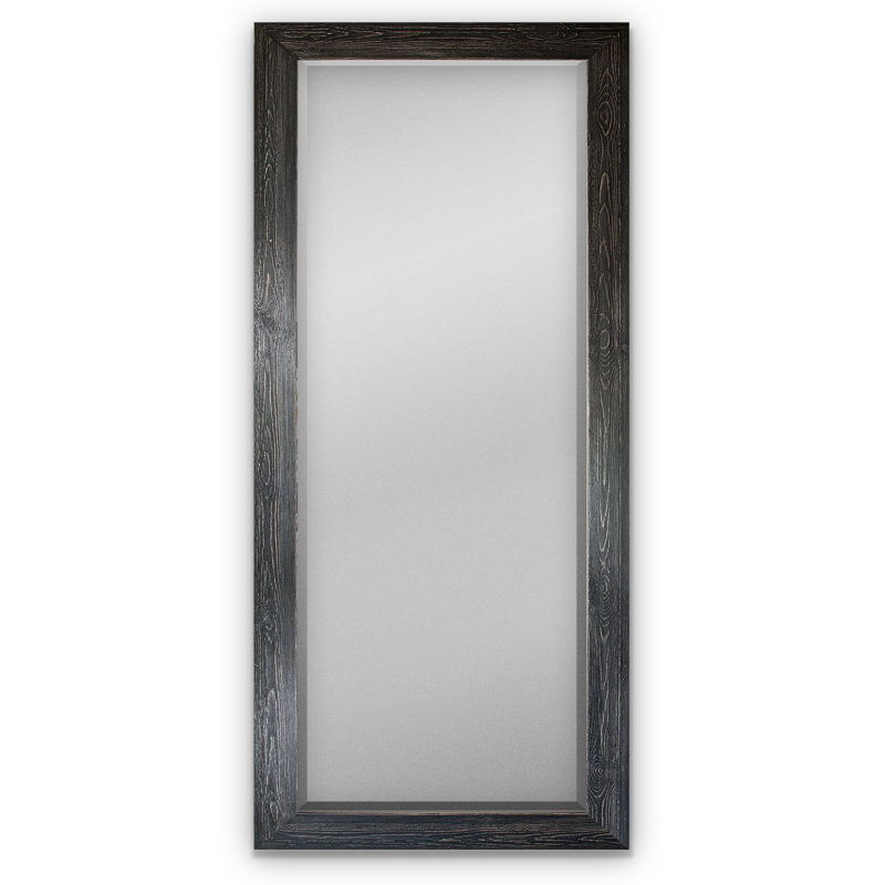 Migel Mirror, 61" x 25", Black Barnwood