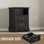 Table de chevet simple en bois
