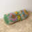 Embroidered Velvet Bolster Pillow, 21x8 Inch Decorative Cylindrical Pillow, Multicolor Cotton Velvet Pillow with Polyester Filling for Sofa, Bed & Boho Home Décor