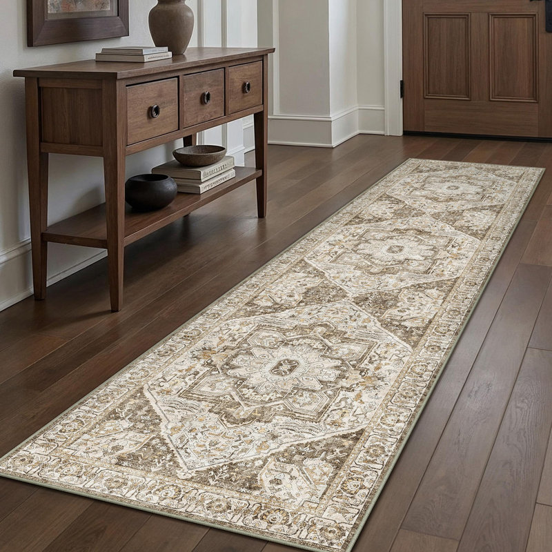 Oriental Area Rug, Runner 61 x 244 cm
