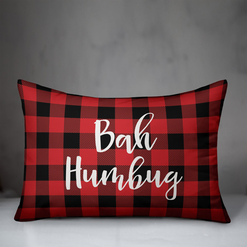  Coussin lombaire à carreaux Bah Humbug in Buffalo