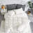 Nayoroom 3 Pieces Fluffy Striped Duvet Cover Set Super Soft Faux Fur Winter Warm Fuzzy Fleece Bedding Set-1710794962-1710906428