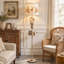 64 " Distressed Floor Lamp