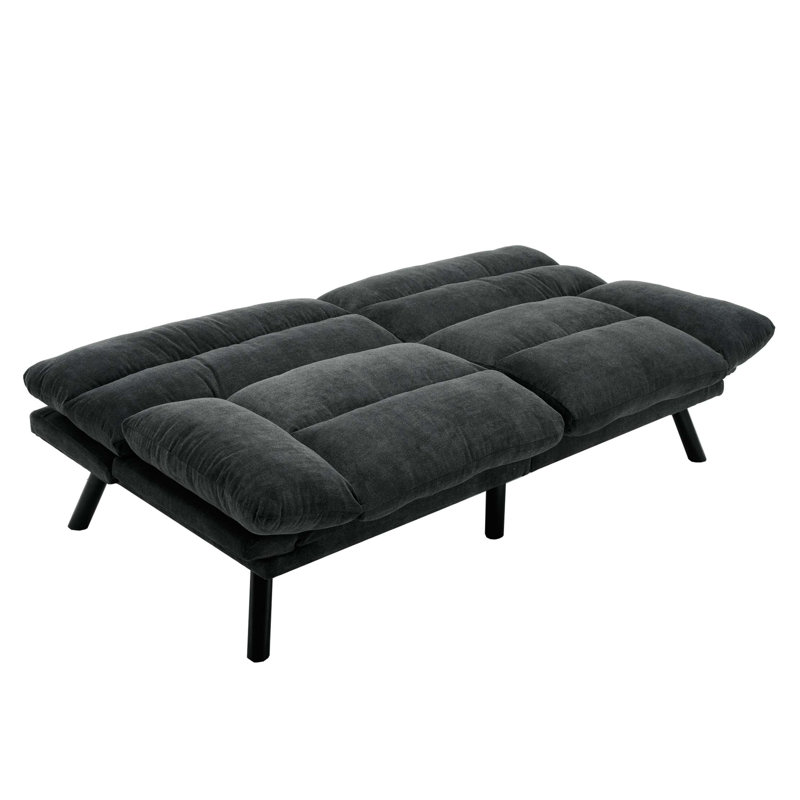Lit Hillert 70,08 po 2 places, Lin gris foncé incorrect