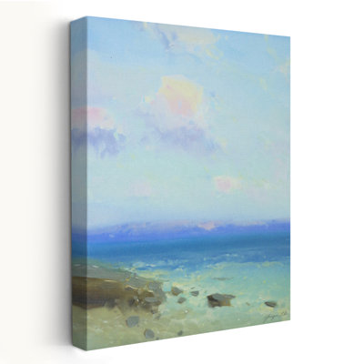 Ocean Side 2 Beache, nouvelle version 2019-5, art océanique, art côtier, art abstrait contemporain