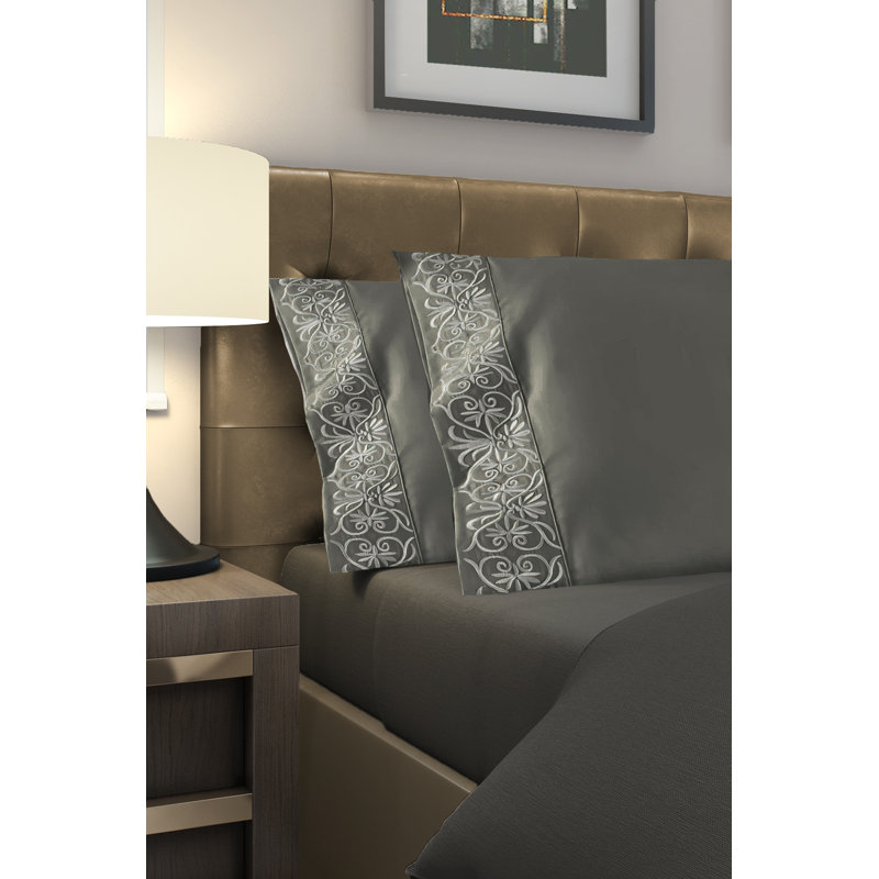 Ensemble de draps en coton Royal Hotel , gris, Lit double