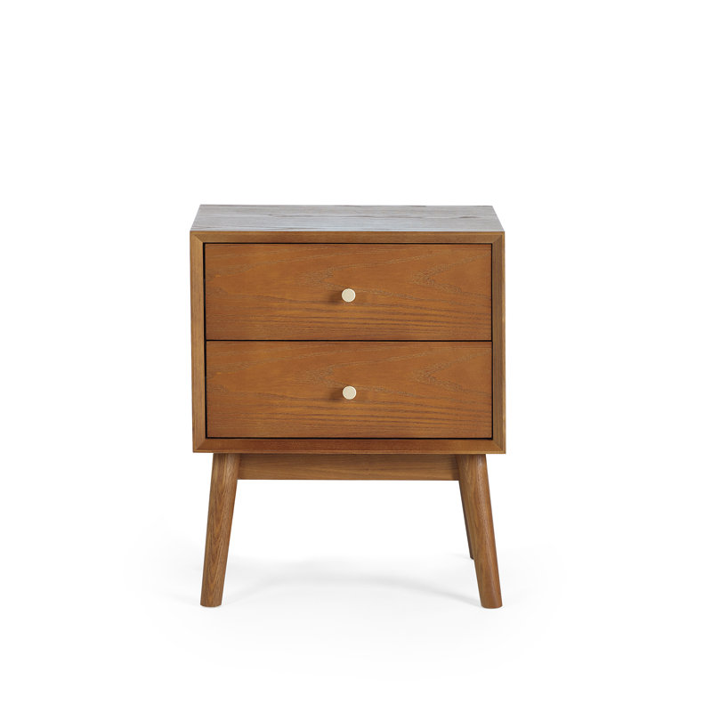 Barchov 46cm W Solid Wood Bedside Table