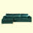 Tieson 101.2'' Velvet Sofa-264870801